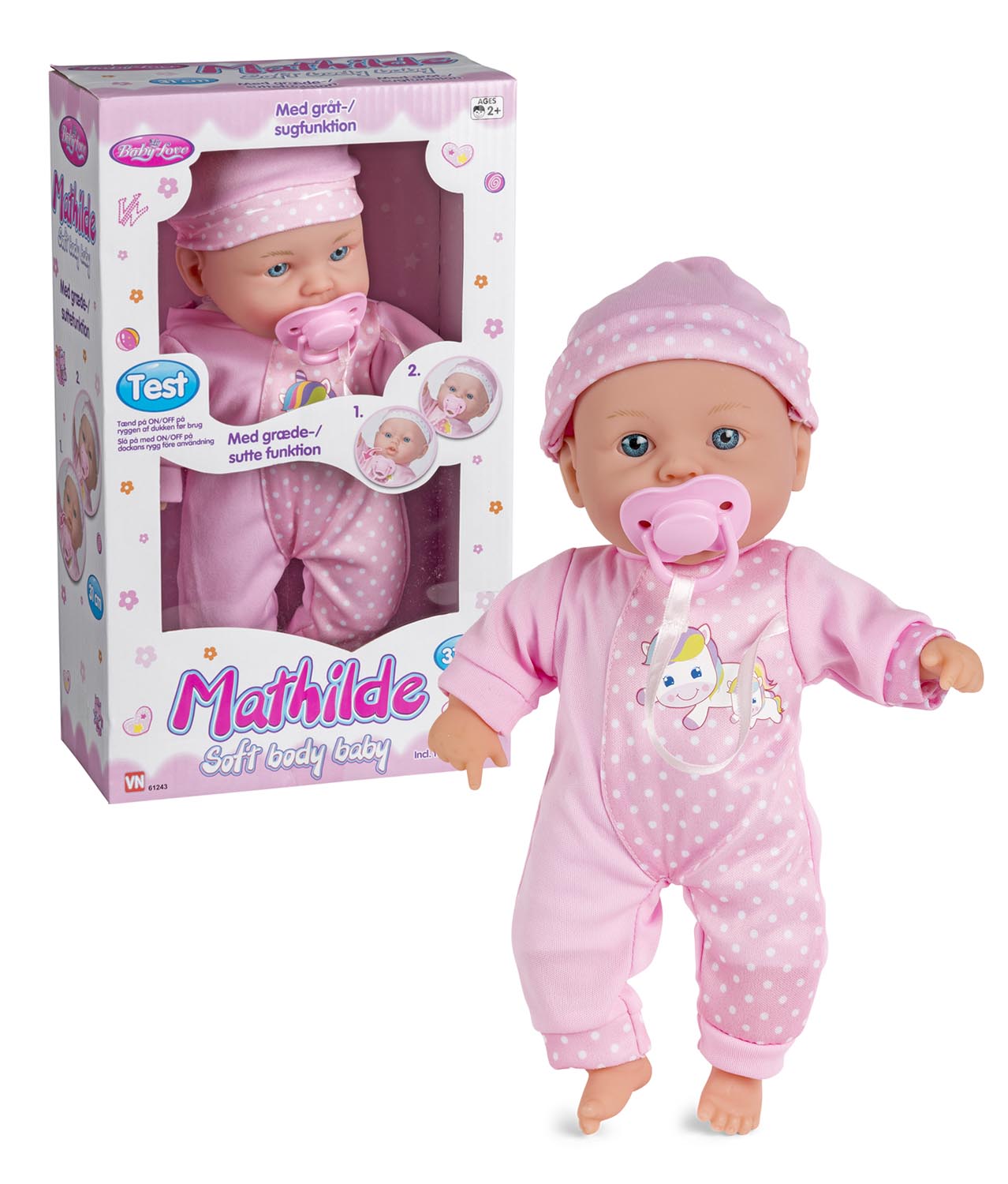 MyBaby Mathilde – Grædende Dukke 30 cm.