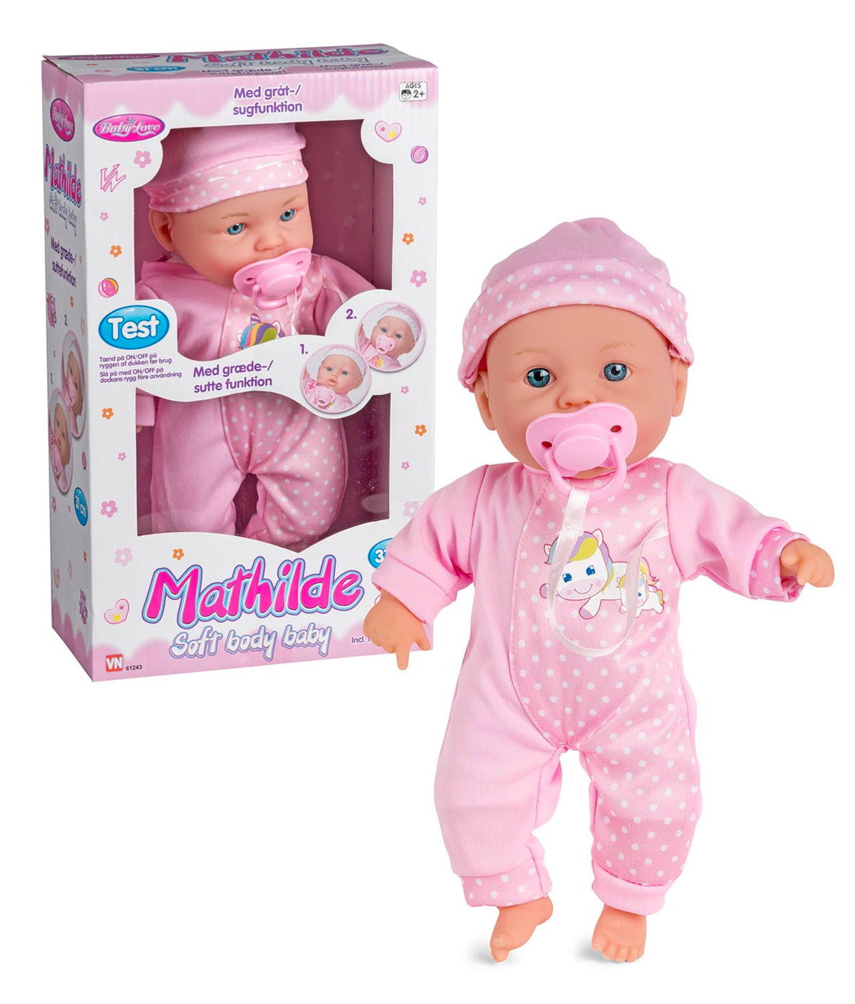 MYBABY MATHILDE GRÆDE 30 cm