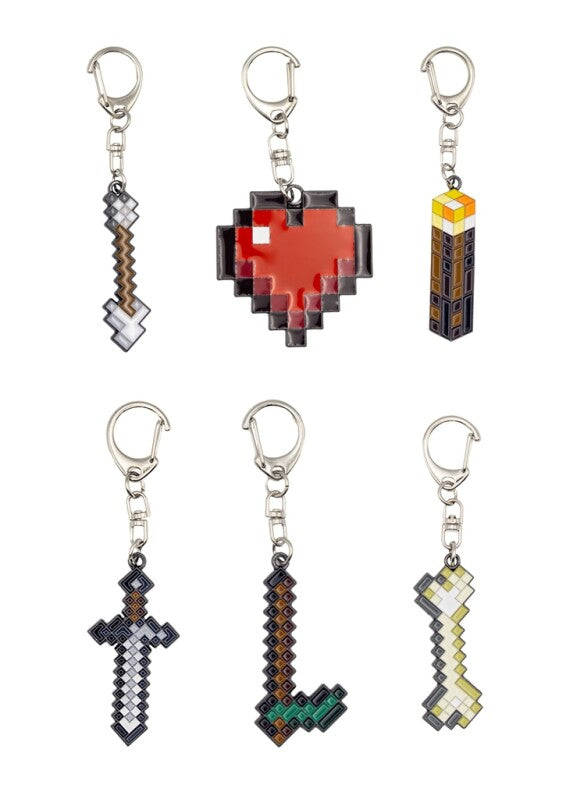 Minecraft 5 cm Metalnøglering 1 stk. S2