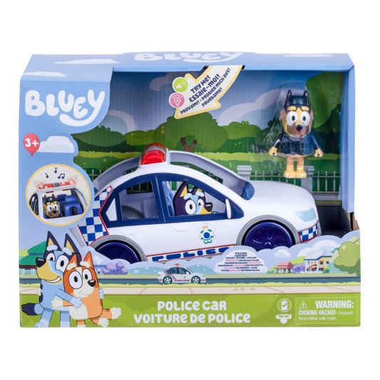 Bluey politibil med lys og lyd