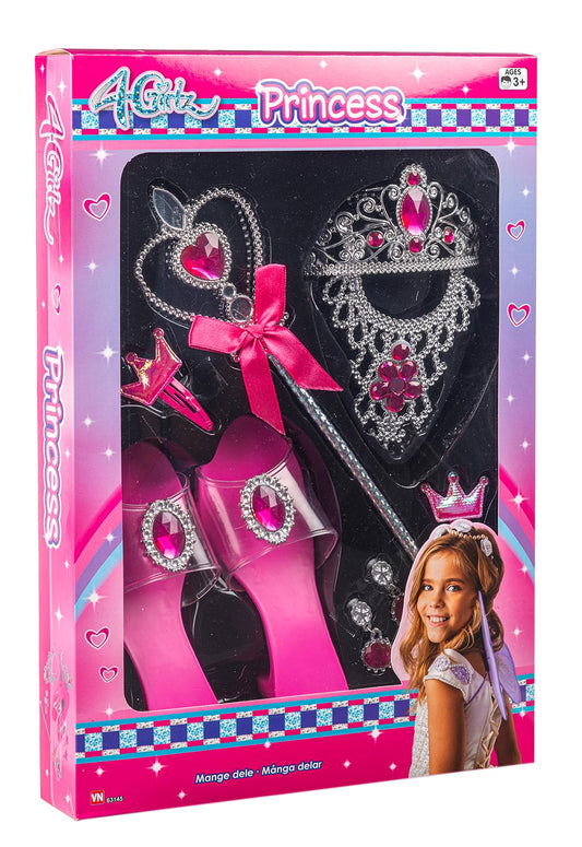 4- Girlz Tiara + Sko mm.