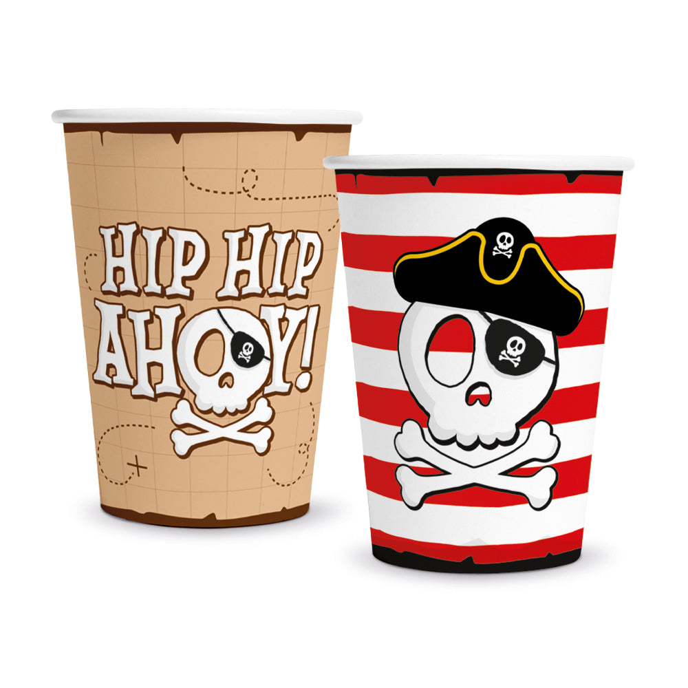 Papkrus med pirat tema 210 ml