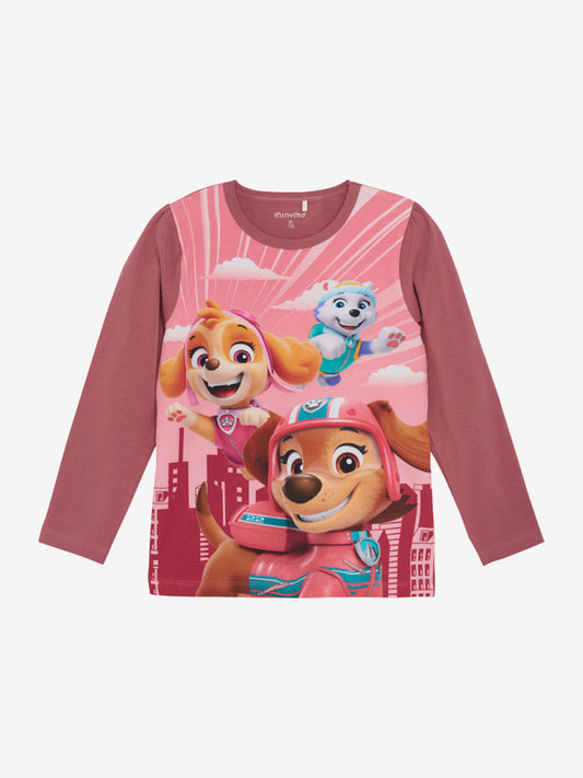 Minymo Paw Patrol pigerne langærmet t-shirt 104 cm