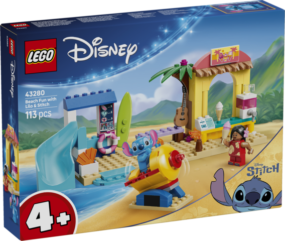 LEGO Strandsjov med Lilo og Stitch 43280