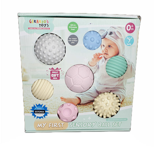 Gerardo My First Sensory Ball Sæt 7 dele 0m+