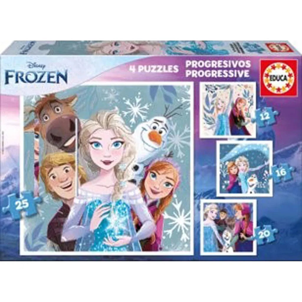 Educa Puslespil Frozen 12-16-20-25 Brikker