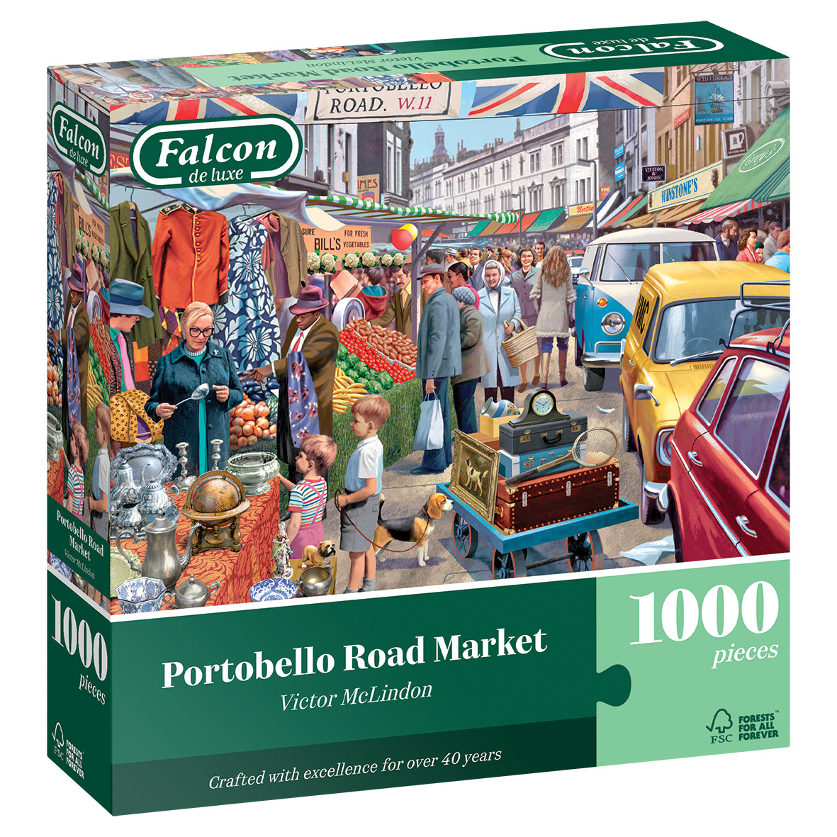 Falcon Puslespil Portobello Road Market 1000 brikker