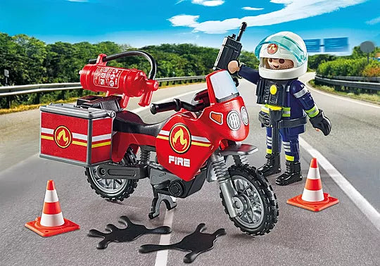 Playmobil Motorcykel til Brandudrykning 71466