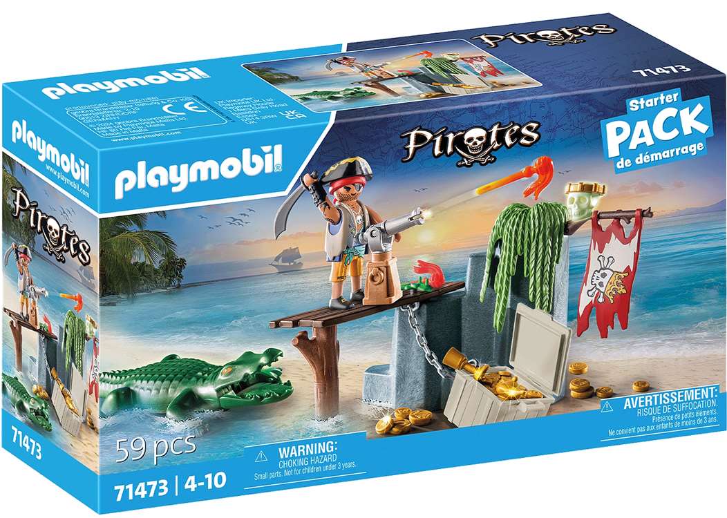Playmobil Pirat med alligator 71473