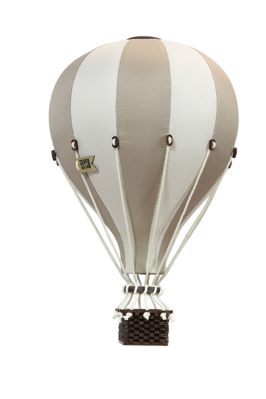Luftballon lys og mørk beige Medium