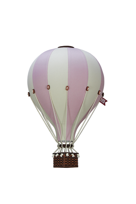 Luftballon lyserød/creme Medium