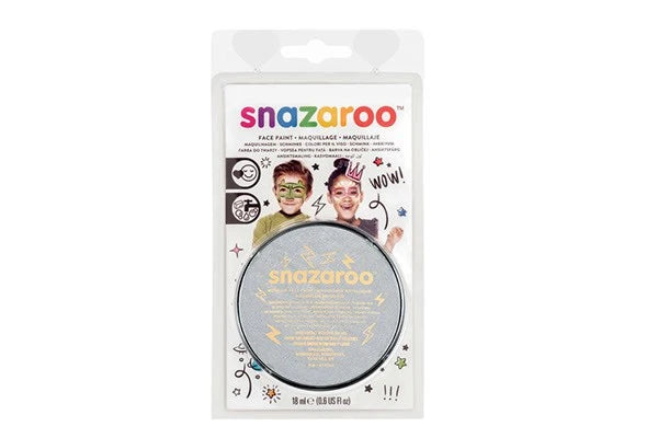 SNAZAROO Sminkefarve 18ml blister Sølv