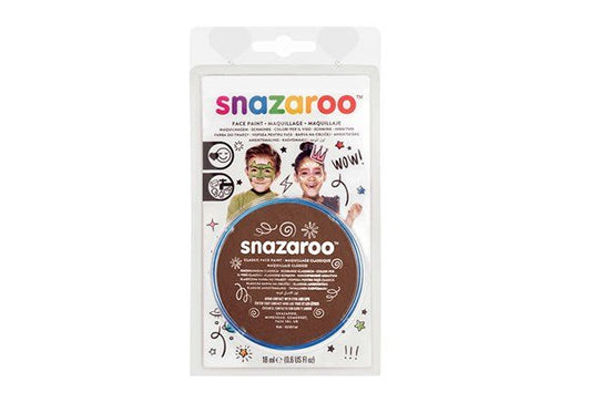 SNAZAROO Sminkefarve 18ml blister Brun