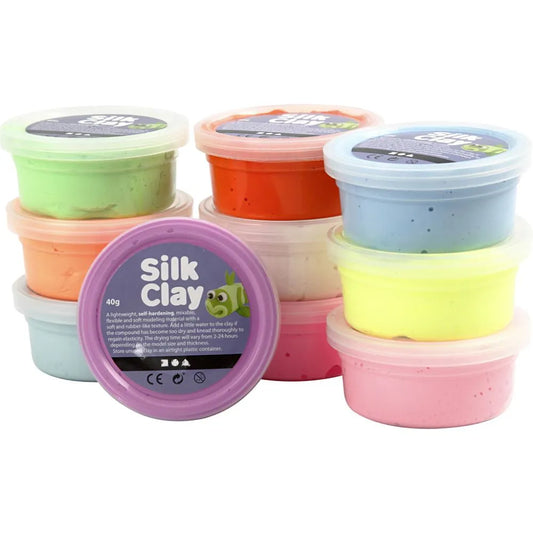 Silk Clay 10x40 gr. Basic ll