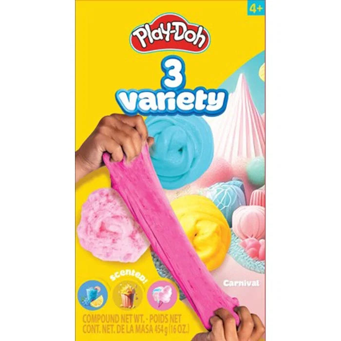 Play-Doh 3 farver i bøtte - Carnival