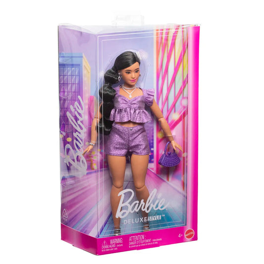 Barbie Deluxe Style Purple Shorts Indian Doll