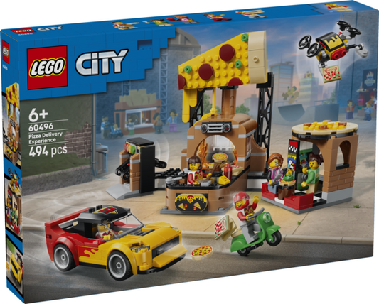 LEGO Pizzeria med udbringningsfart 60496