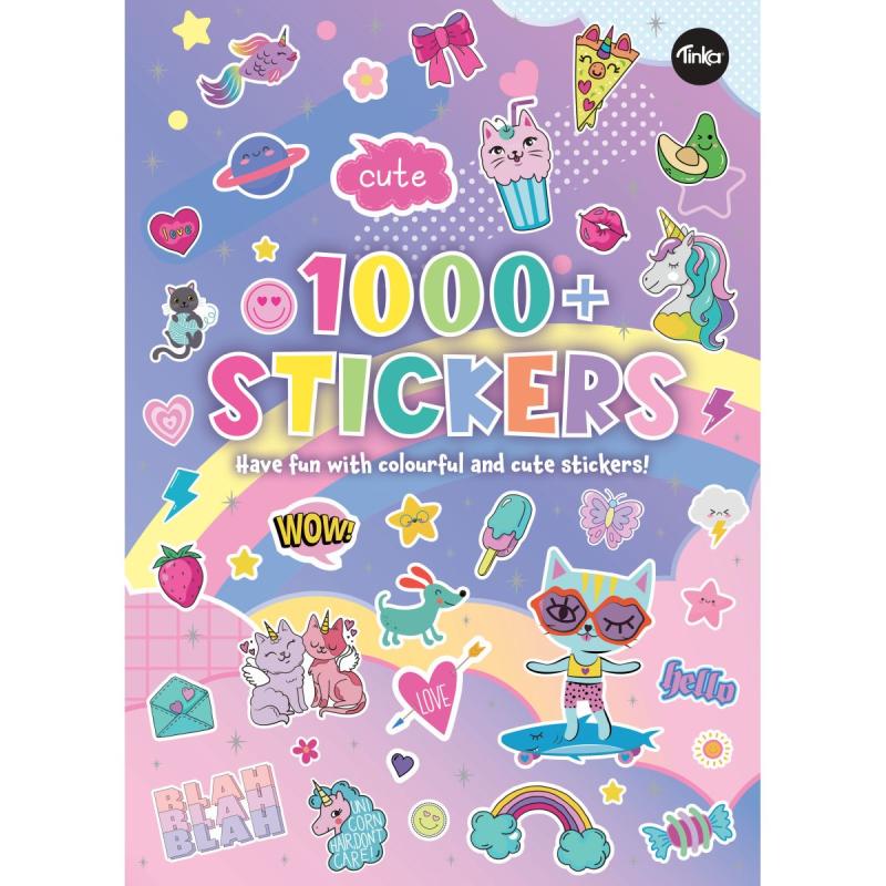 STICKERSBOG 1000+ STICKERS