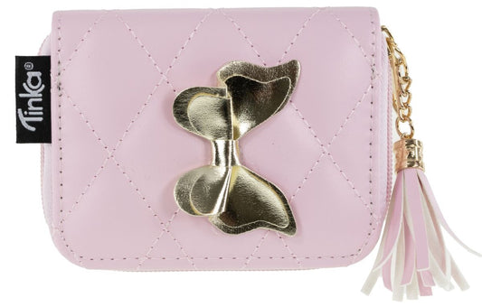 🎀 Tinka Wallet – Rosa med Sløjfe 🎀