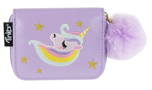 🦄💜 Tinka Wallet – Lilla med Unicorn 💜🦄