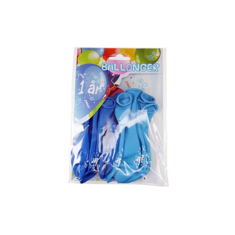Latex balloner blå 1 år