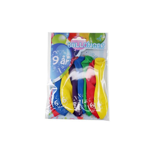 Latex balloner 9 år