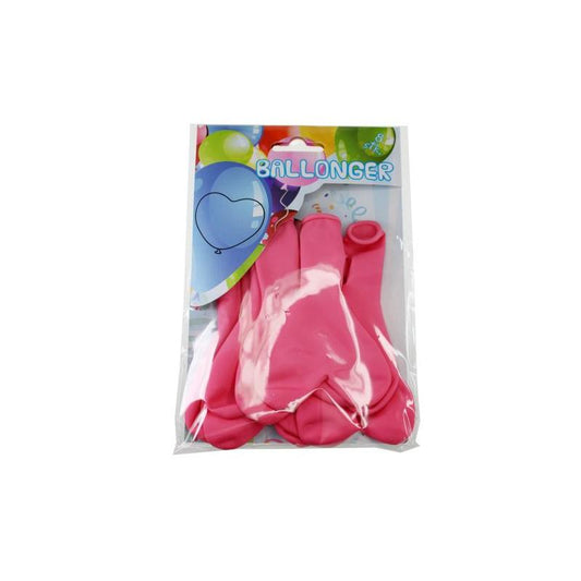 Latex balloner hjerte lyserød