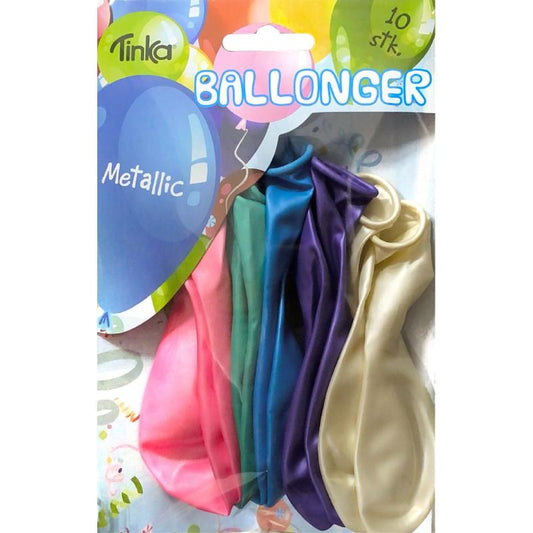 Tinka Balloner Metallic Pastel 10 stk