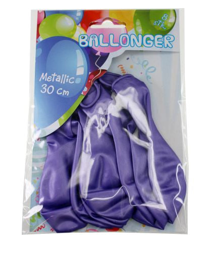 Latex balloner metallic lilla