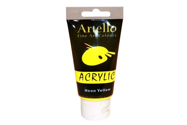 Akryl maling 75ml Neon Yellow