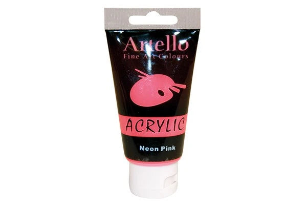 Akryl maling 75ml neon pink