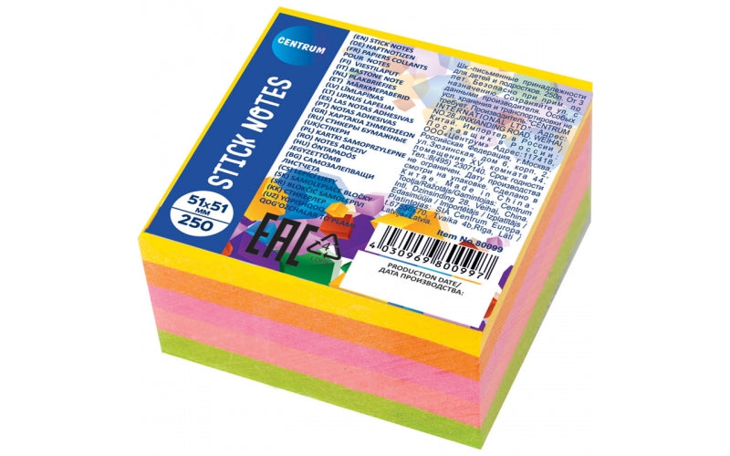 StickNotes 250 blade neon. 51*51mm