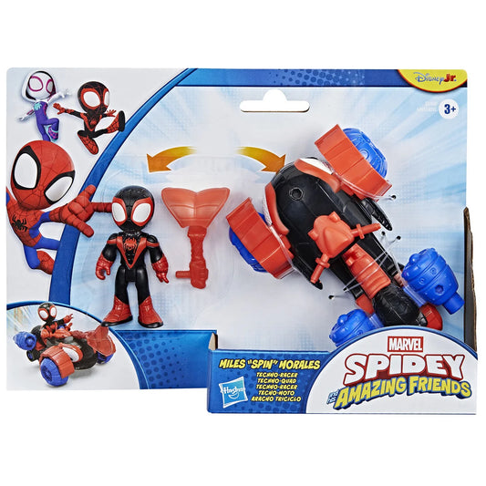 Spidey And His Amazing Friends 3" Miles Techno Racer Vehicle