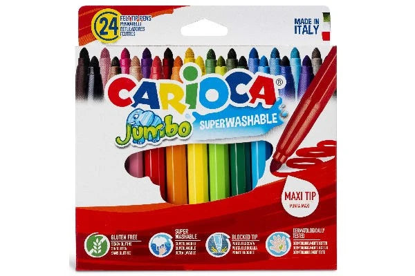 CARIOCA Tusch maxi tip 24stk assorteret