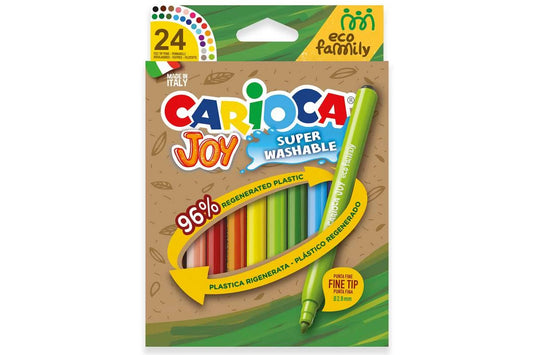CARIOCA ECOfamily tusch fine tip 24stk. ass.