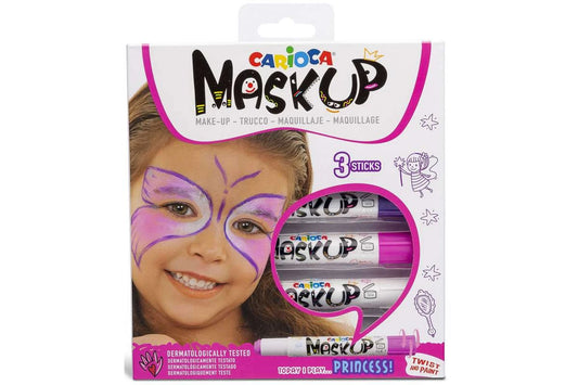 CARIOCA Mask Up sminkefarve stifter 3stk, prinsesse