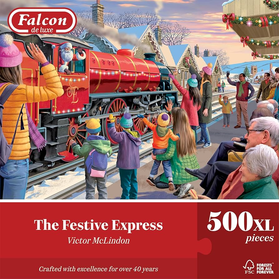 Falcon Puslespil  The Festive Express 1000 brikker