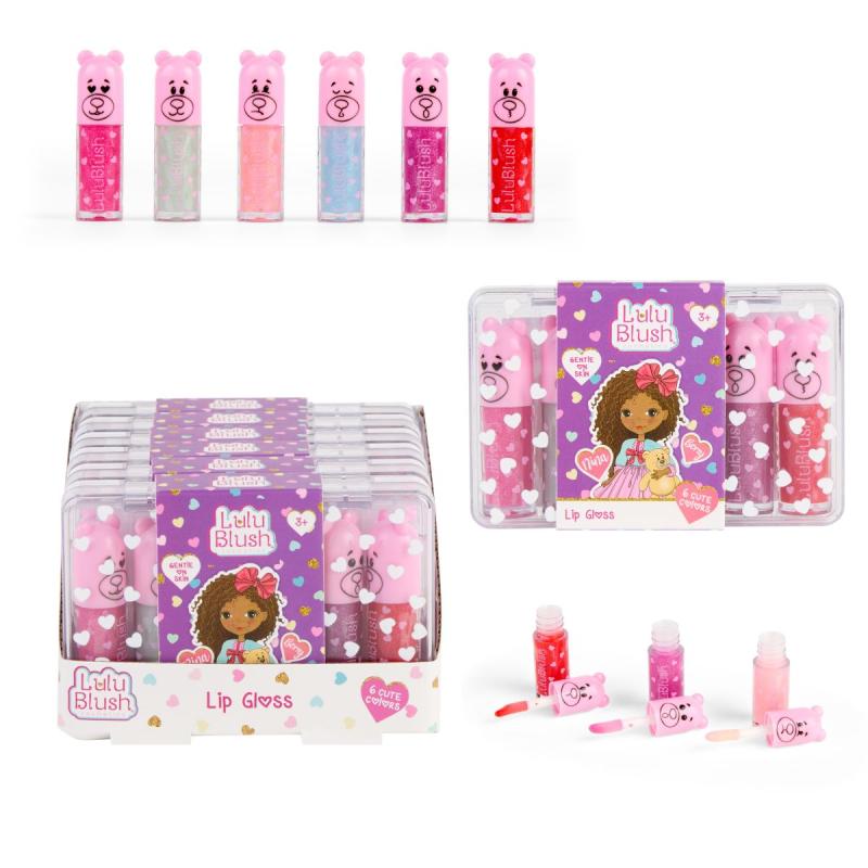 LIP GLOSS 6 PACK LULU BLUSH
