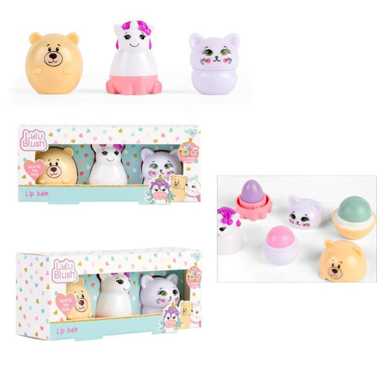LIP BALM 3 PACK LULU BLUSH