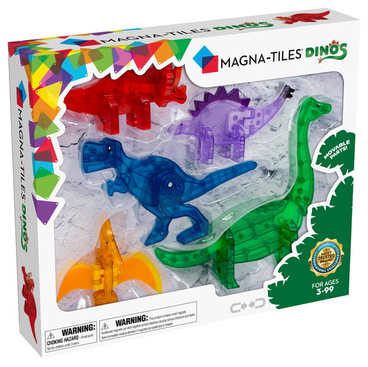 VALTECH MAGNA-TILES Dinos 5 delt sæt 22805