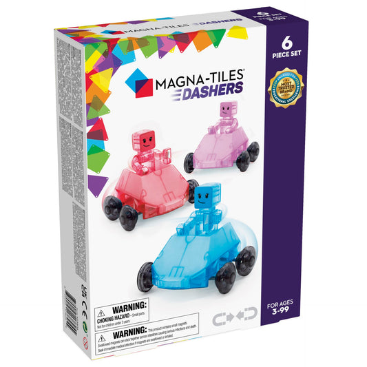 Magna-Tiles Dashers biler og figurer 6 dele