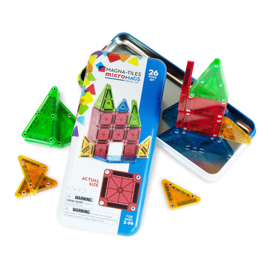 MAGNA-TILES® microMAGS rejsesæt 26 dele