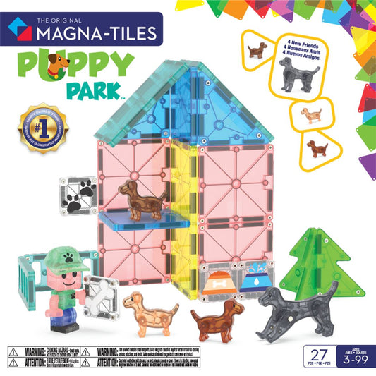 MAGNA-TILES – Puppy Park (27 dele)