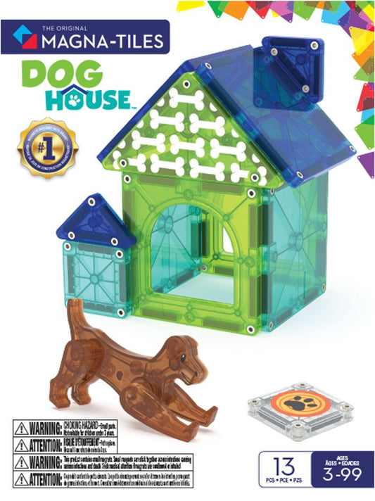 MAGNA-TILES® Hundehus – 13 dele 🐶✨