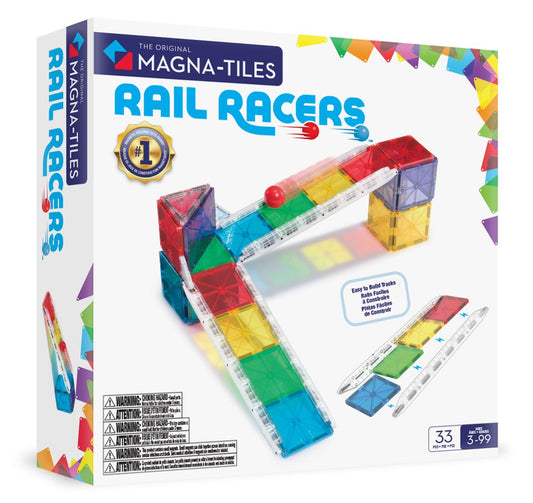 MAGNA-TILES Small Rail Racer (33 dele)
