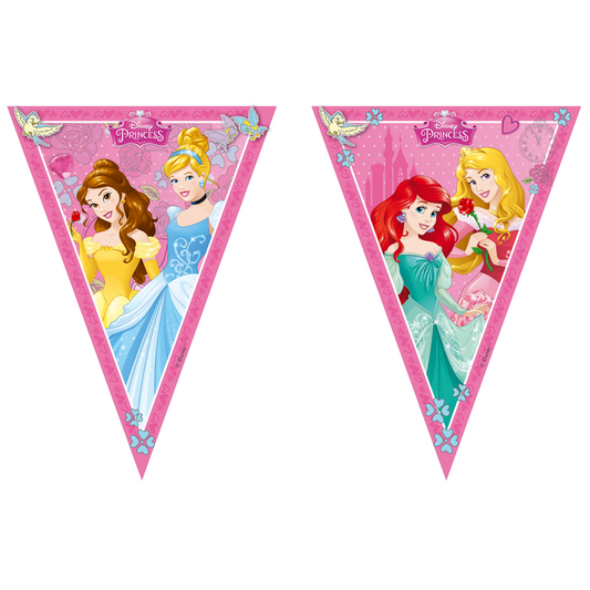 Banner med Disney Prinsesserne vimpler