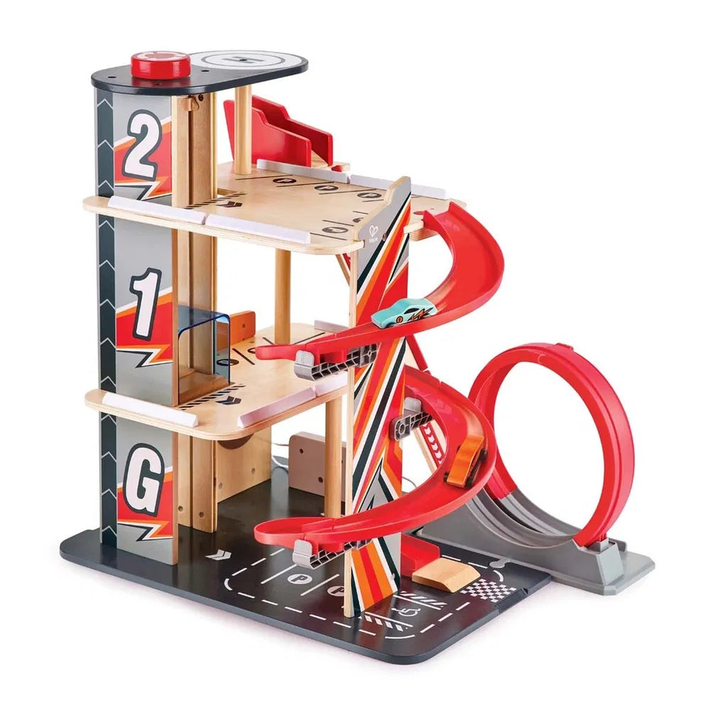 Hape Gearhead Stunt Garage