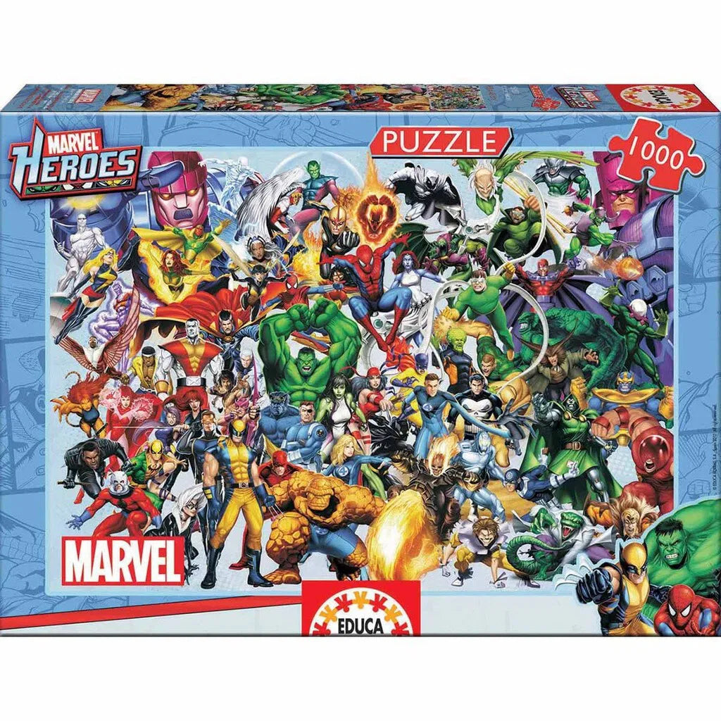 Educa Puslespil Marvel Heroes 1000 brikker