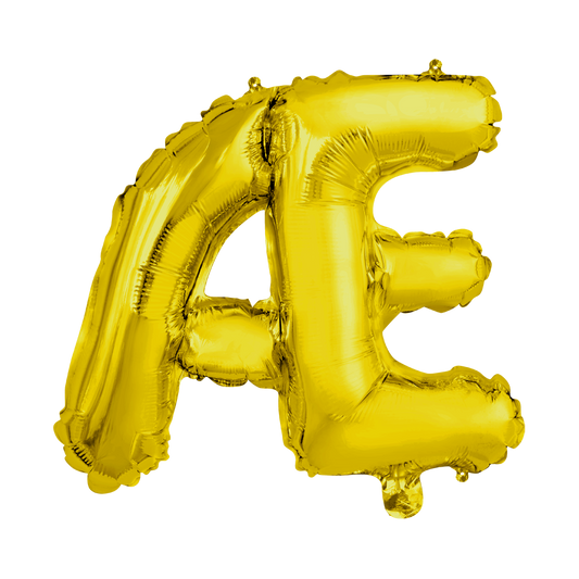 Guld ballon 41 cm bogstav Æ