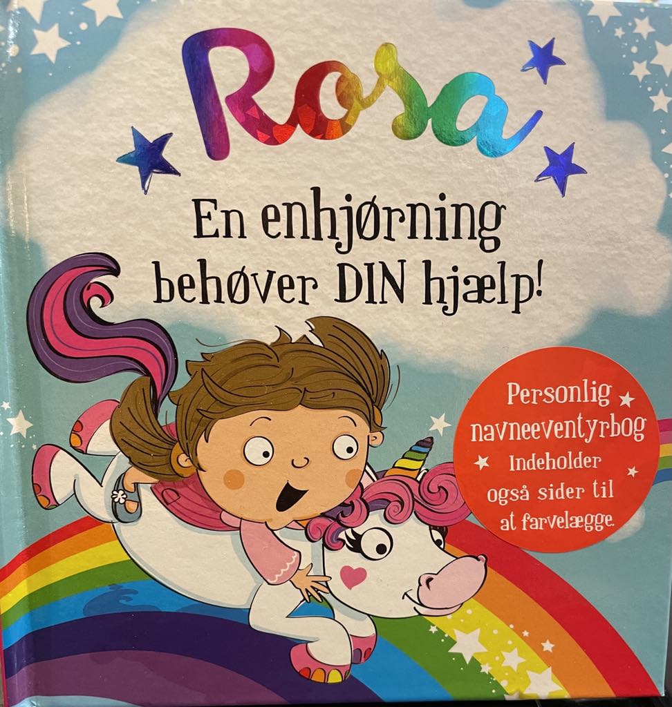 Rosa en enhjørning behøver din hjælp